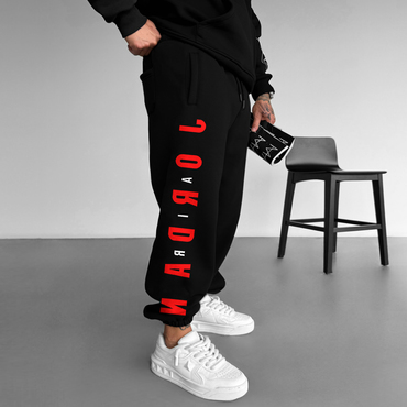 Men's Street Style Basketball Print Chic Sweatpants