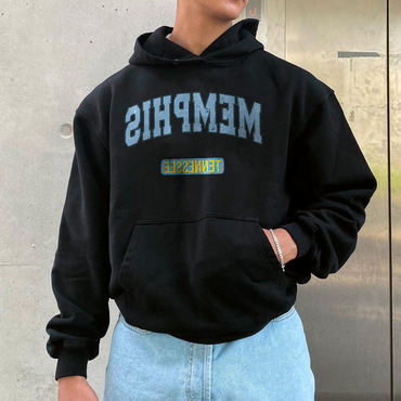 Men's Retro Memphis Oversized Chic Hoodie