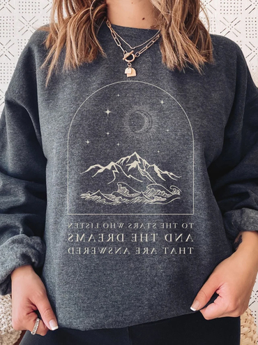 Acotar Sweatshirt To The Chic Stars Who Listen Sweater Sarah J Maas