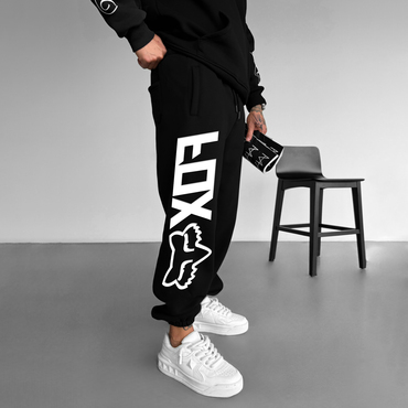 Men's Racing Graphic Print Chic Sweatpants