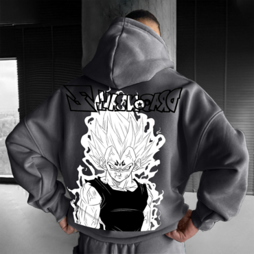 Oversized Majin Vegeta Chic Hoodie