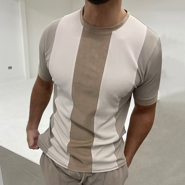 Men's Casual Elegant Colorblock Chic T-shirt