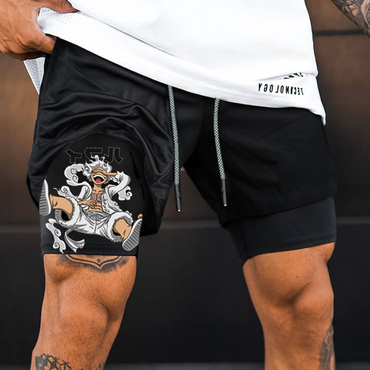 Anime Print' Performance Chic Shorts