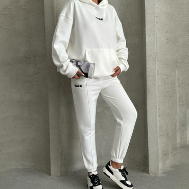 Hoodie And Sweatpants Casual Chic Set