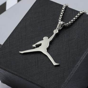 Basketball Hip-hop Trendy Sports Chic Titanium Steel Necklace