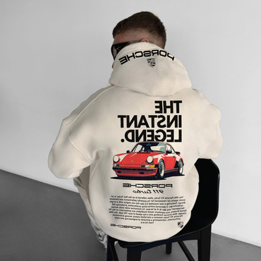 Oversize Sports Car 911 Chic Hoodie