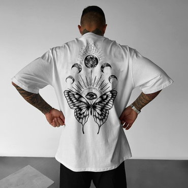 Men's Religious Printed Chic T-shirt