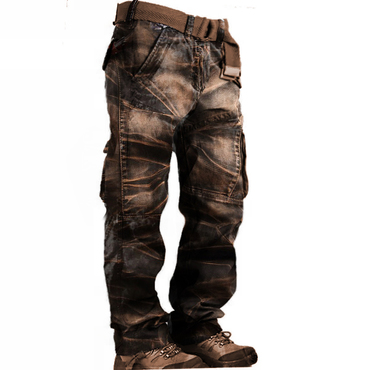 Men's Vintage Distressed Washed Chic Jeans