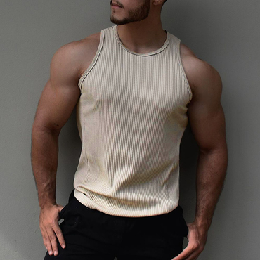 Men's Basic Simple Sleeveless Chic Top