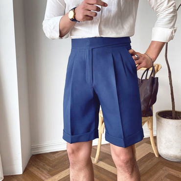 Gentleman Elegant Casual Shorts Chic Mens Pants