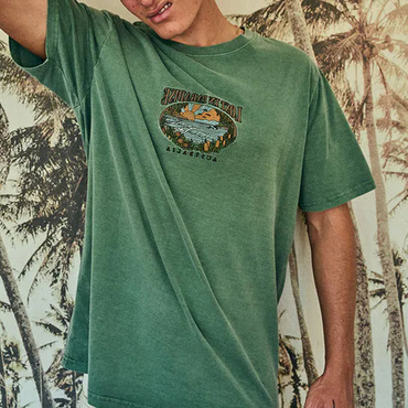 Lost In Paradise Printed Chic Mens Surf Tee