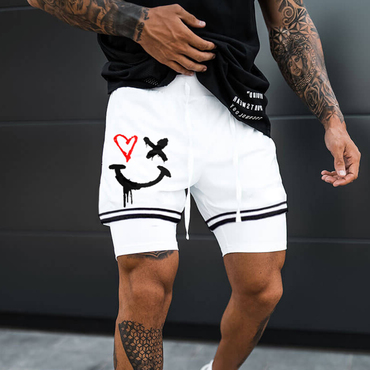 Men's Smiley Shorts Performance Chic Shorts