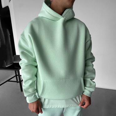 Oversize Solid Color Chic Hoodie