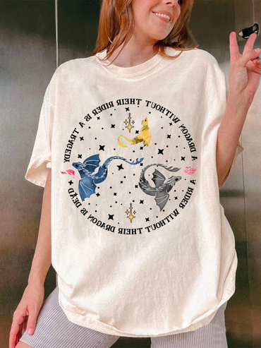 Fourth Wing Pterosaur Chic T-shirt