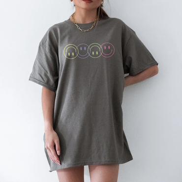 Smile Face Retro Chic T-shirt