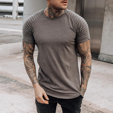 Men's Casual Solid Color Chic T-shirt