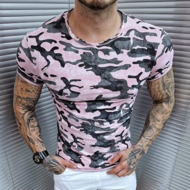 Men's Casual Camo Slim Chic Fit T-shirt