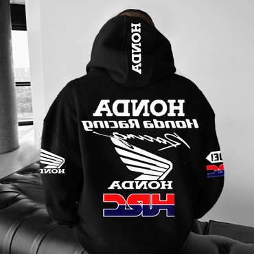 Unisex Oversized Hd Racing Chic Streetwear Hoodie