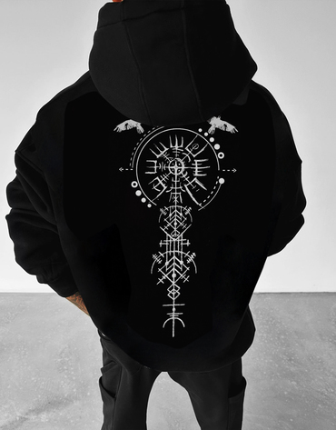 Valkyrie Vintage Spell Raven Chic Totem Hoodies