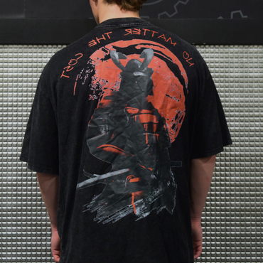 Samurai Printed Loose Chic T-shirt