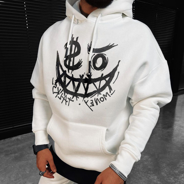 Money Talks Casual Men's Chic Sweatshirt Hoodie