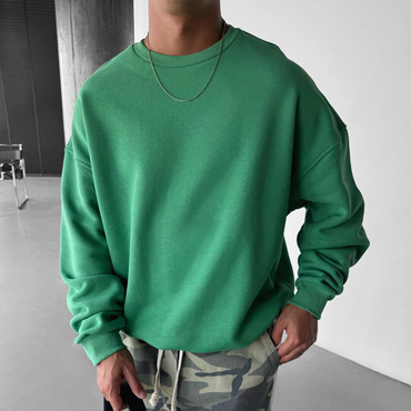 Oversize Sweatshirt - Forest Chic Green