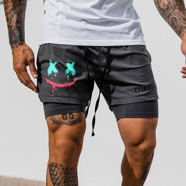 Men's Smiley Shorts Performance Chic Shorts