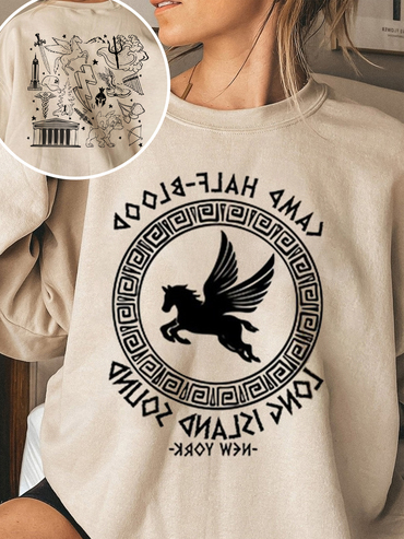 Camp Half Blood, Heroes Chic Of Olympus Sweatshirt