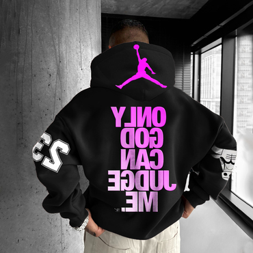 Unisex Basketball Print Casual Chic Oversized Hoodie