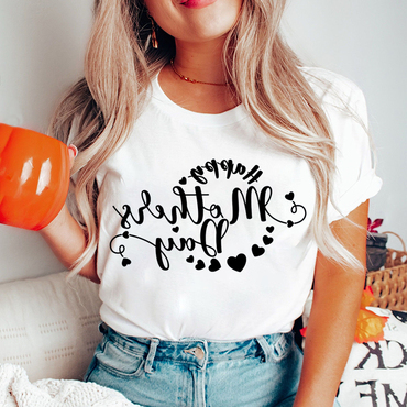 Mother's Day Printed Casual Chic T-shirt