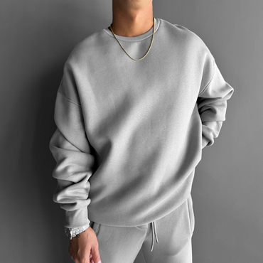 Oversize Sweatshirt - Chic Gray