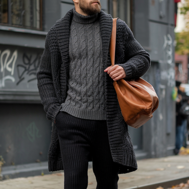 Men's Knitted Warm Chic Jacket