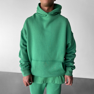 Oversize Solid Color Chic Hoodie