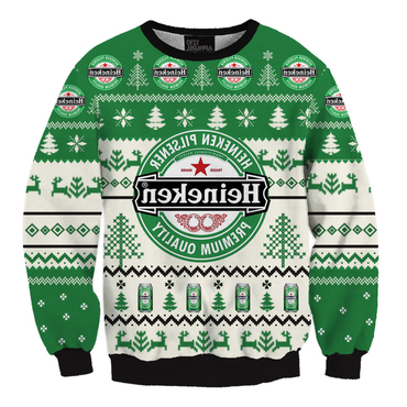 Unisex Beer 3d Print Chic Fun Christmas Sweatshirt