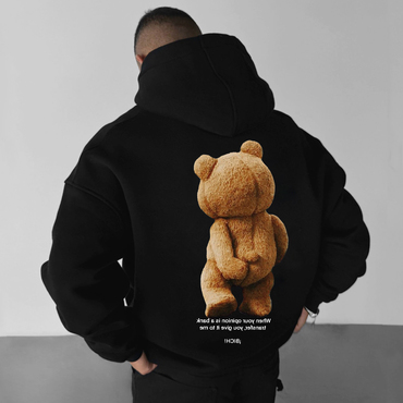 Oversize Teddy Bear Chic Hoodie