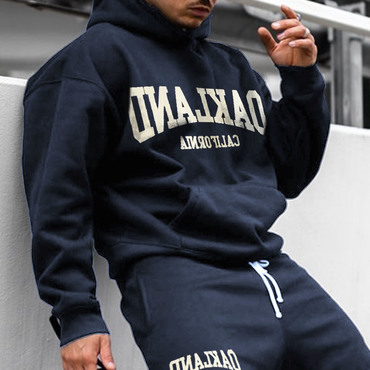 Retro Men'soakland Hoodie Chic