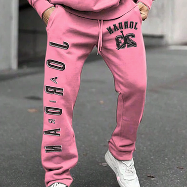 Unisex Jumpman Printed Casual Chic Sweatpants