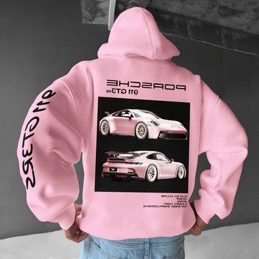 Oversize 911 Gt3rs Hoodie Chic Pink