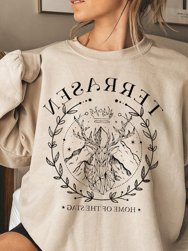 Crescent City Printed Chic Sweatshirt