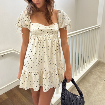 Women The Stars Chic Polka Dot Y2k Mini Dress