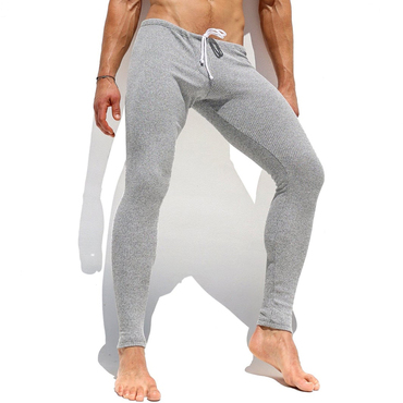 Men's Casual Stretch Rib Chic Knit Trousers