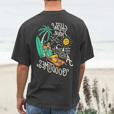 Summer Surf Retro Casual Chic Tee