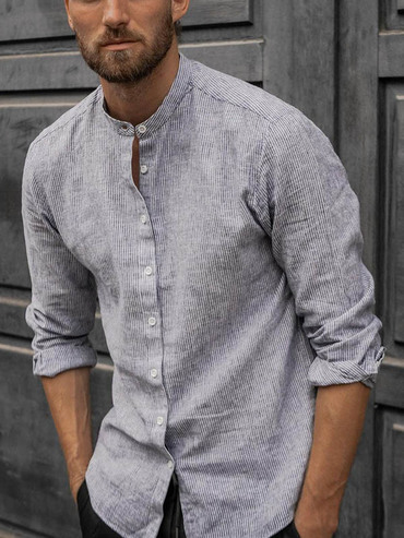 Mens Casual Cotton And Chic Linen Shirts