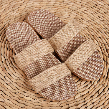 Unisex Beach Woven Chic Slippers