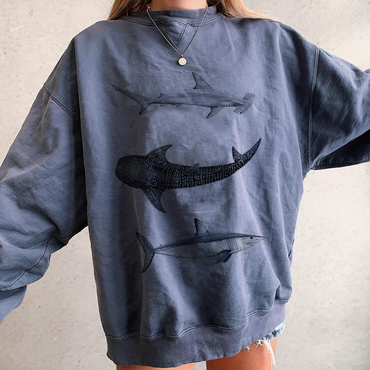 Summer Retro Surf Casual Chic Sweatshirt