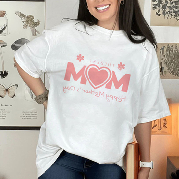 Mother's Day Printed Casual Chic T-shirt