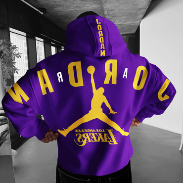 Oversized Unisex Basketball Print Chic Hoodie