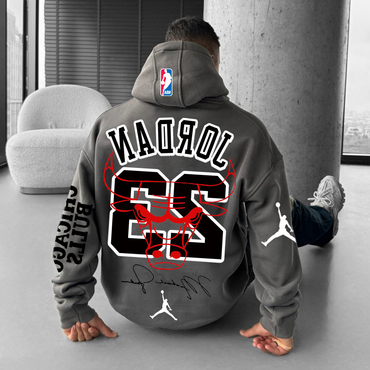 Men's Basketball Lettered Chic Hoodie