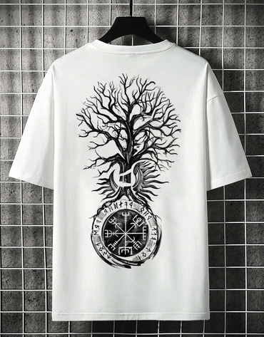 Vegvisir Tree Traditional Vegvisir Chic Historical Sun Stock Tshirt