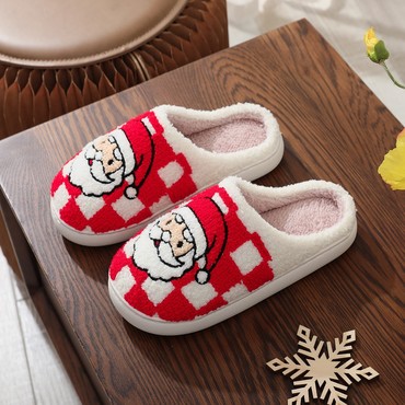 Unisex Christmas Home Leisure Chic Cotton Slippers